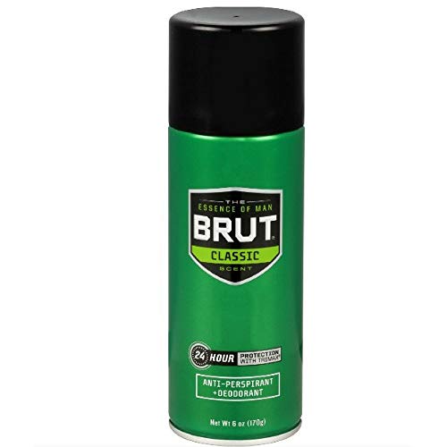 Brut Anti-perspirant Deodorant Spray, Classic 6 Oz (Pack of 5)