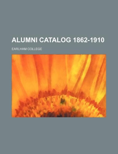 Alumni Catalog 1862-1910