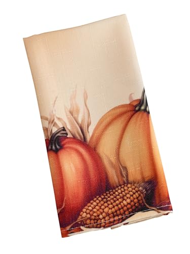 Servilletas de Tela Kadut Otoño Harvest Pavo 17x17 Pulgadas x4 miniatura 6