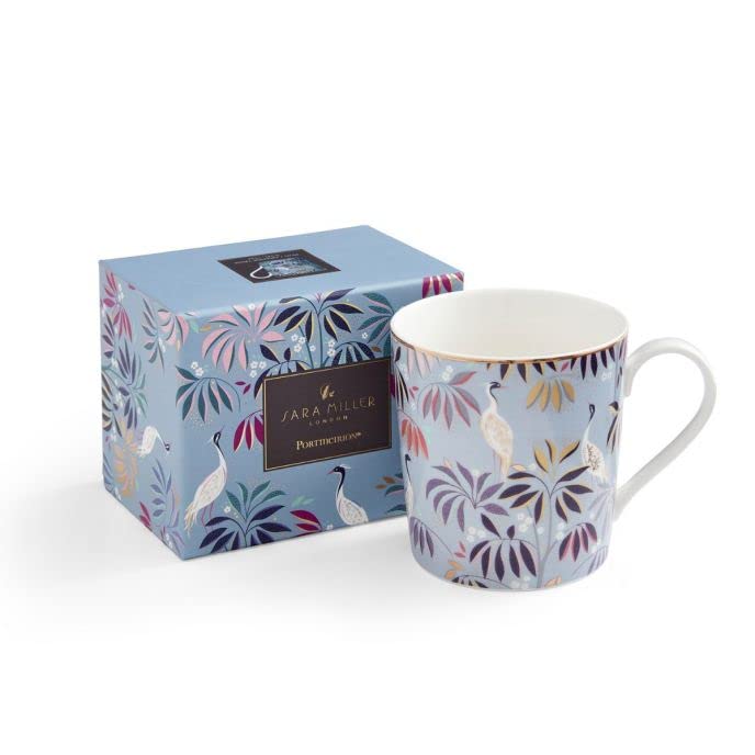 Lot De 40 Tasses à Thé/Café Sara Miller India - Porcelaine Avec Or 22 Carats - Collection Animaux Exotiques