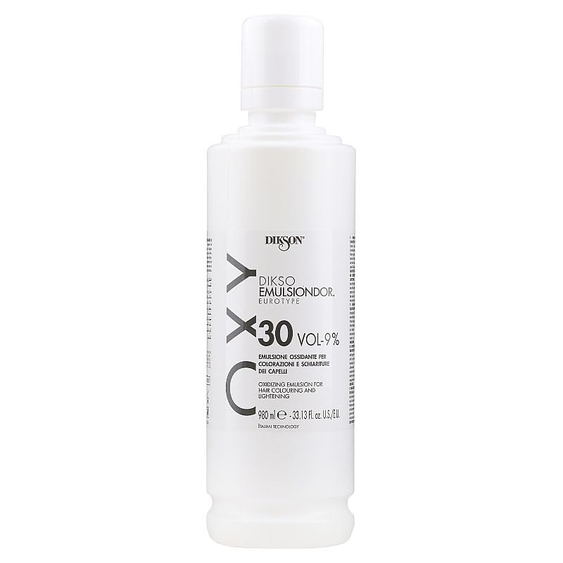 Dikson Eurotype Ossidazione 30 Volume Crema Ossidante 980 ml - Decolorante Capelli Potente