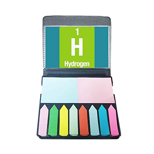 Boîte de marqueurs de couleur Hydrogène H design épuré pour scientifiques