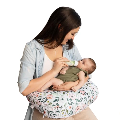 Boppy Nursing Pillow - Ergonomic Bottle & Breastfeeding Pillow with