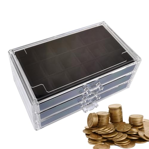 Boîte de présentation pour pierres et minéraux à 54 compartiments - 2
