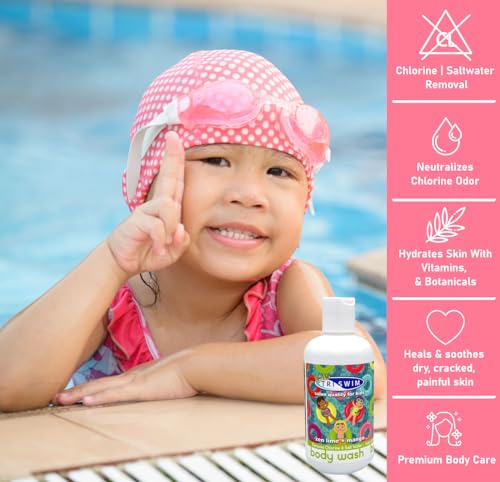 414t0GnQ8mL. SL500  - TRISWIM KIDS Scented Body Wash After-Swimmer Skincare, Chlorine Removal, Soothes and Moisturizes Skin, Relieves Symptoms Eczema & Dry Skin