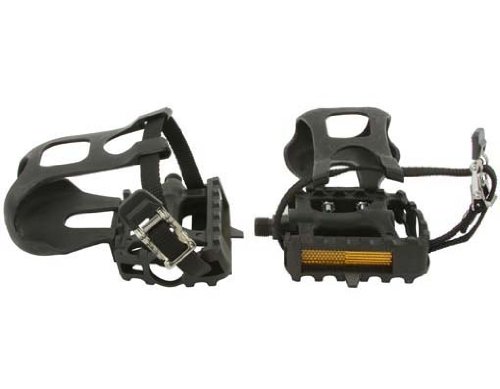 861 Pedals W/Toe Clips 9/16