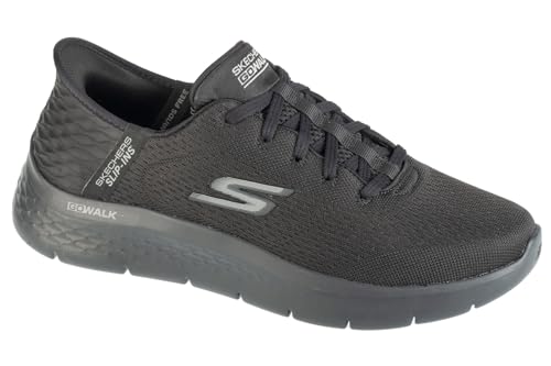 Skechers Baskets Go Walk Flex New World pour Homme, Noir, 45 EU