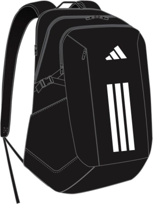 adidas Unisex Power Backpack, black/white, One size 3