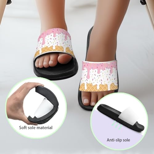 Image of Slides for Boys Girls Quick Drying Kids Slides Sandals Non-Slip