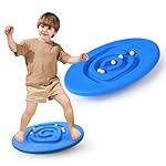Kids Maze Balance Board - Wobble Trainer for Ski Surf Snowboard, Non-Slip Sensory Rocker Ages 3-12, Core Therapy & Skate Prep
