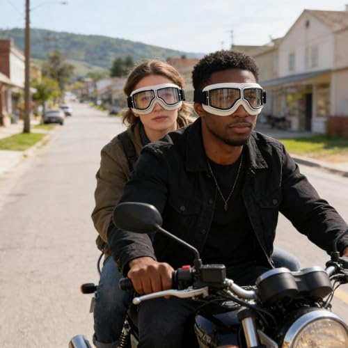 Gafas de moto unisex antipolvo y protección UV máscara de motocross 6