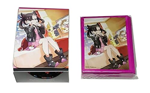 Marnie Premium Collection - Pokemon Card Sleeves & Deck Box Combo - 65 Count Sleeves