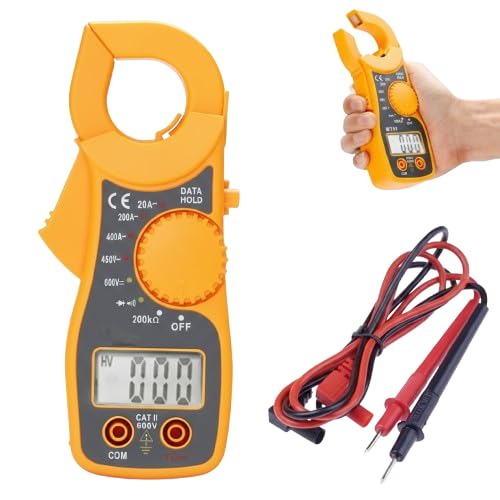 Image of MT-87 Portable LCD Digital Clamp Ampere AC DC Voltage Multi Meter Current OHM Tester (NL-VAC3-57YS)