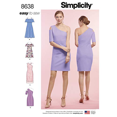 Robes en tricot patron de couture facile coudre Simplicity pour ajustement parfait taille grande