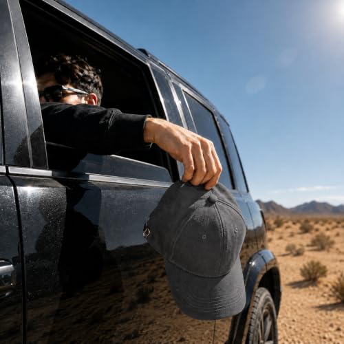 Image of Sports Cap for Men & Women, Lightweight Quick Dry Foldable Baseball Cap with Adjustable Strap, Breathable Sun Protection Hat for Running, Gym, Cricket, Travel & Outdoor Activities
