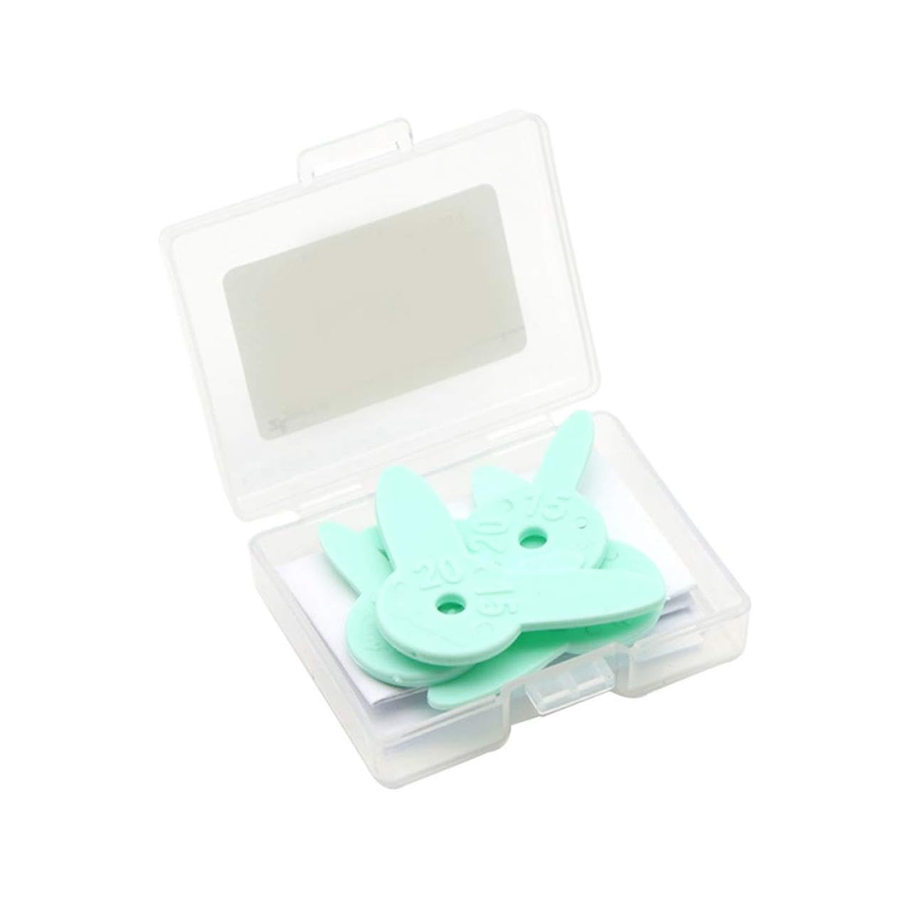 Gatuida 12 Piezas reglas para herramienta de medición Medida de calibre de espacio entre regla de medición interdental reglas de medicion calibre para