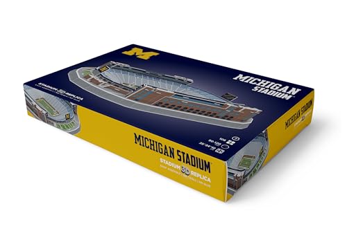 Pro-Lion 3D Jigsaw Puzzle of Michigan Wolverines Stadium -106 Pieces | Home of Michigan Wolverines | NCAA Football Gifts for Age 7+