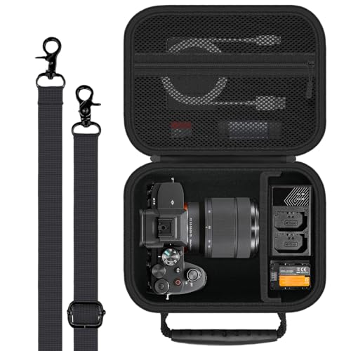 Maleta rígida protectora para cámaras Sony y Canon negra miniatura 2
