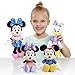 Disney Junior 9.5-inch Minnie Mouse Small Plush Stuffed Animal, Super-Soft Huggable Plush, Kids Toys for Ages 2 Up by Just Play