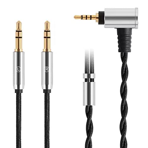 Cable para auriculares con conectores duales 3.5mm miniatura 1