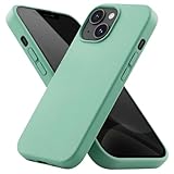 POINT&GO Funda iPhone 14 con Logo Tecnología SoftArmor Silicona Color Verde Menta | Fundas Antigolpes | Carcasa Ultrafina | Case Flexible Compatible con Apple 14, Anti-Impactos