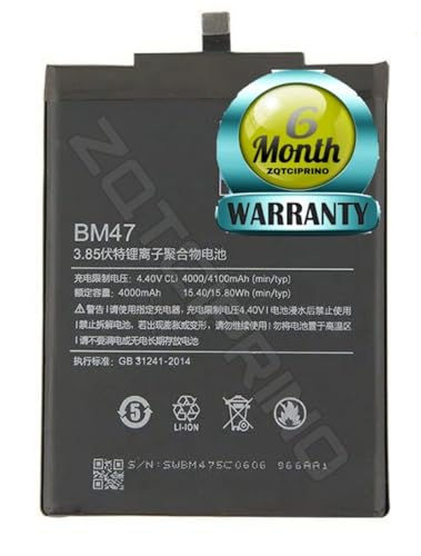 Image of Original BM47 Battery for Redmi 3pro /3 / 3s Prime Battery with 6 Month Warranty****(CC281)