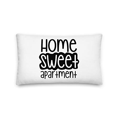Home Sweet Apartment All-Over Print Premium Pillow | Cute Home Sweet Home Gift | First Apartment | Housewarming Gift | Housewarming Pillow | New Apartment | Home Sweet Home Pillow | Gift from Realtor
