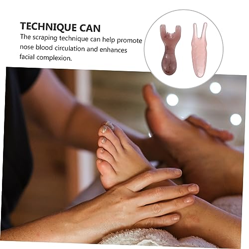 Beaupretty 4 Pçs Massageador Placa De Ponto De Gatilho Guasha Massagem Vara Palitos De Dente Titular