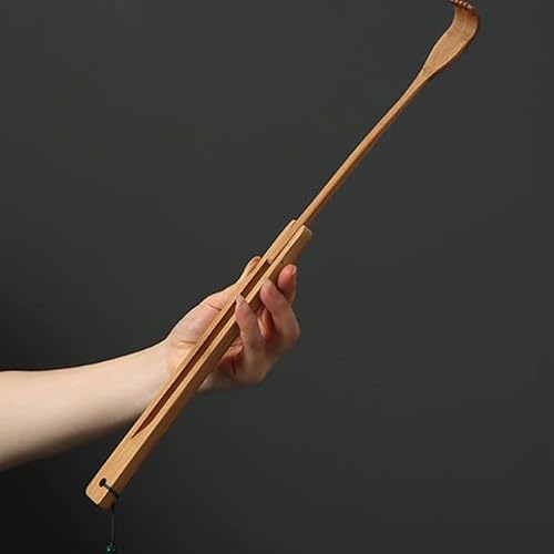 Miniatura 2 de EXCEART Rascador de espalda para mujer, herramientas de mano, rascador de espalda, rascador de espalda terapéutico, rascador plegable para dedos,