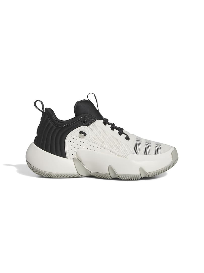 adidas Unisex Kids Trae Unlimited Shoes, Cloud White/Carbon/Metal Grey, 4.5 UK
