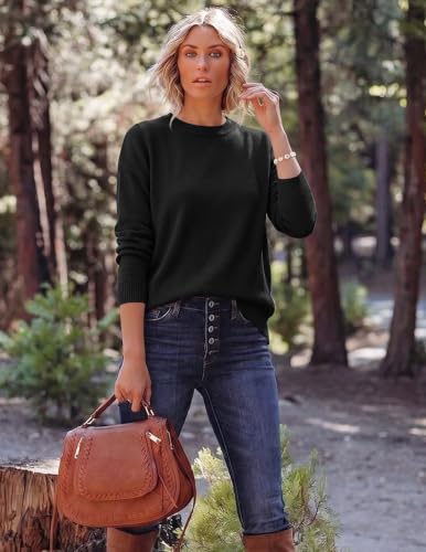 Image of Zeagoo Sweaters for Women Fall Outfits Trendy 2026 Long Sleeve Shirts Bussiness Casual Knit Pullover Sweater Tops