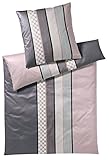 joop schlafzimmer set 100% Baumwolle, Mako-Satin Joop! Mako Satin Bettwäche Cornflower Stripes 4069-011-135x200 80x80 deep Rose