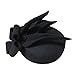 Women's Tea Party Fascinators for Women Wool Felt 1940s Pillbox Hats Derby Hat Hair Fascinators Black