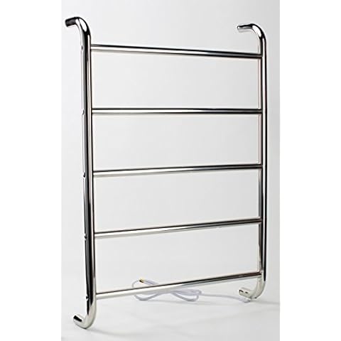 Madrid Electric Heated Towel Rail with Polished Finish Cover