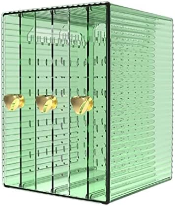 Labstandard Soporte de exhibición de joyas, caja de almacenamiento de joyas transparente, tipo cajón, soporte de exhibición de joyas, soporte para collares, aretes, organizador de joyas, soporte para