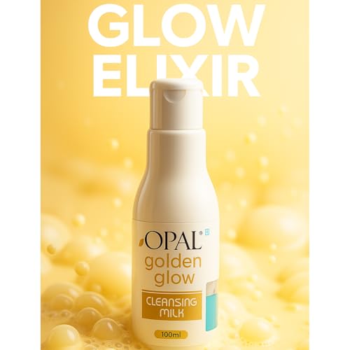 Image of OPAL Golden Glow Cleansing Milk | Deep Pore & Gentle Cleansing | Enriched with Natural Extracts | Nourishing & Hydrating | Suitable for Face, Body, and Hands (3x 100ml)