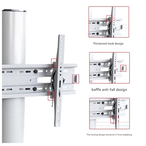Soporte móvil ajustable para TV LCD 32 a 65 pulgadas miniatura 4
