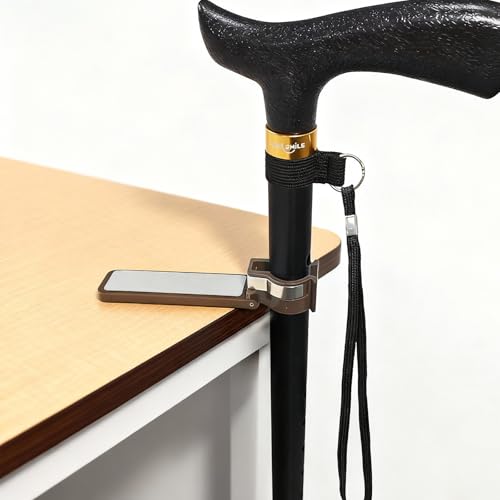 SFFTCYY&ZGTJ Walking Cane Holder Walking Sticks Accessories for Seniors Elderly Assistance Products Canes Crutches Cane Holder for Table rollator Wheelchair Canes for Women Collapsible Foldable