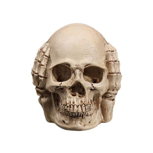 IMIKEYA Halloween Skull Statue Halloween Resin Skull LED LED Skull Lampe House House Decor