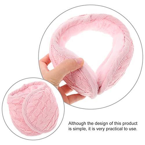 3 pcs Warm Earbuds Warm Cotton Ear Muff Girls Earmuff Earwarmer Pink Knit Ear Muffs for Girls Ear Cover Kids Plush Earmuffs Ear Protector Girl Child Keep Warm Knitted Cotton heater/534