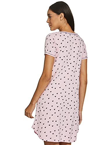 Image of A.T.U.N. (ALL THINGS UBER NICE) Womens Printed Cotton Round Neck Knee Length Regular Dress