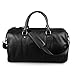 ZNQPLF Große Reisetasche Schwarz Fitness Yoga Schultertasche for Schuhe Handtaschen Herren Leder Gepäckaufbewahrung Package (Color : Black)
