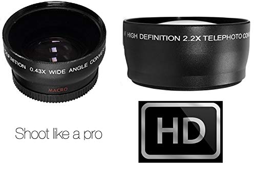 Amazon.com : Wide Angle & Telephoto Lens for Olympus OM-D E-M5 E