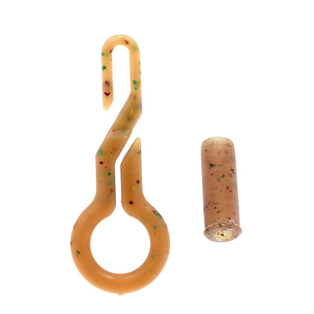 Homgee 50 Sets Fishing Back Lead Clips with Tubes Carp Fishing Tackle Tools Clips Amazon.in