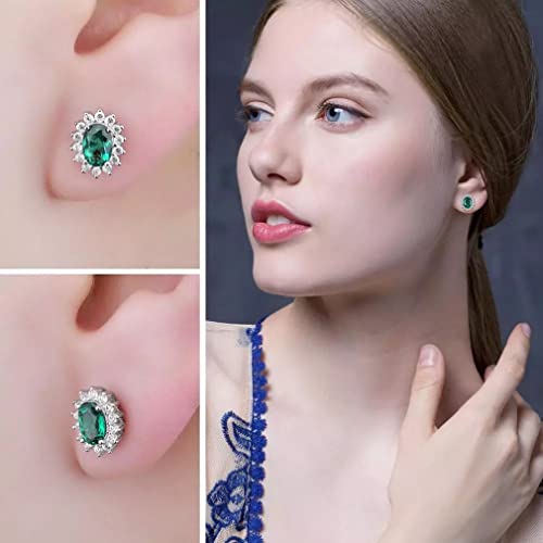 Boucles d'oreilles émeraude verte le cadeau d'anniversaire idéal - 5