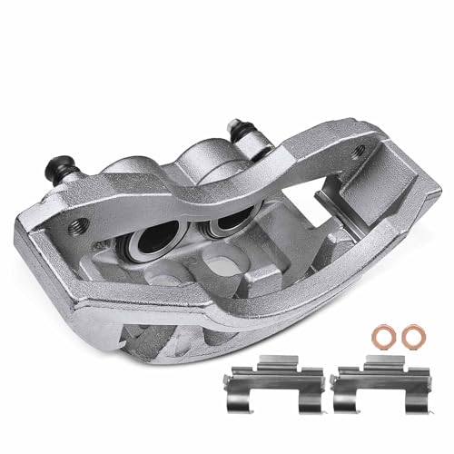 Image of A-Premium Disc Brake Caliper with Bracket Compatible with Chevy and GMC