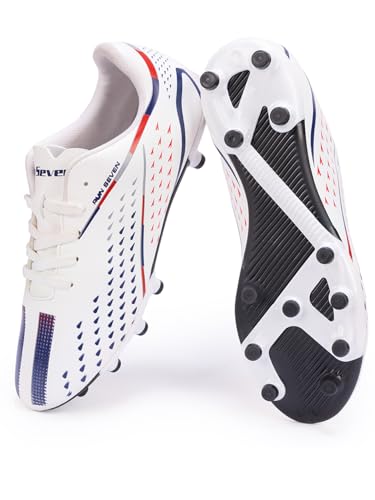 RUN 07 Football Shoes for Men/Sports and Soccer/Comfortable and Lightweight-F-2 White_6 (B0D8W3TSWR) Amazon Price History, Amazon Price Tracker