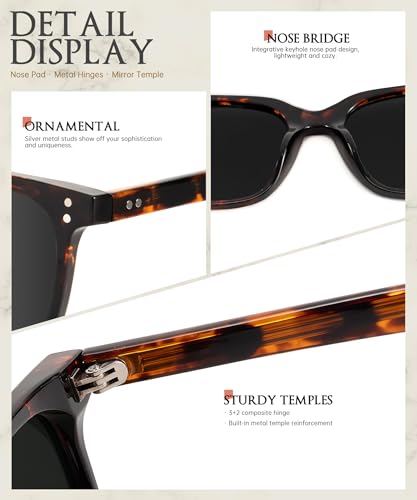 Image of ANYLUV Womens Sunglasses Polarized Sunglasses for Women, Trendy Woman Polarized Ultraviolet Protection Travel