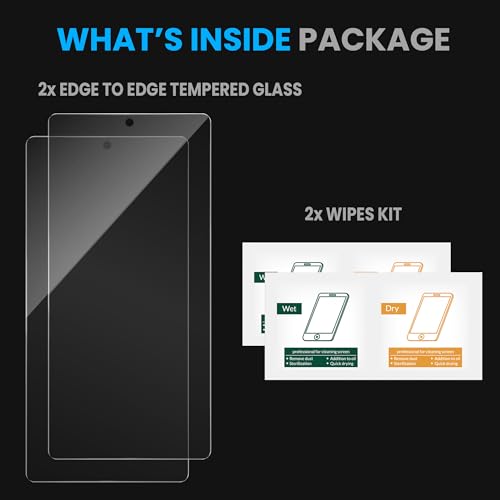 Image of ArmourPro Borderless Privacy Tempered Glass Compatible with Samsung Galaxy S25 Ultra, Pack of 2 Anti-Spy Screen Protector, Anti Peeping Guard, Edge-to-Edge Coverage, 9H Hardness