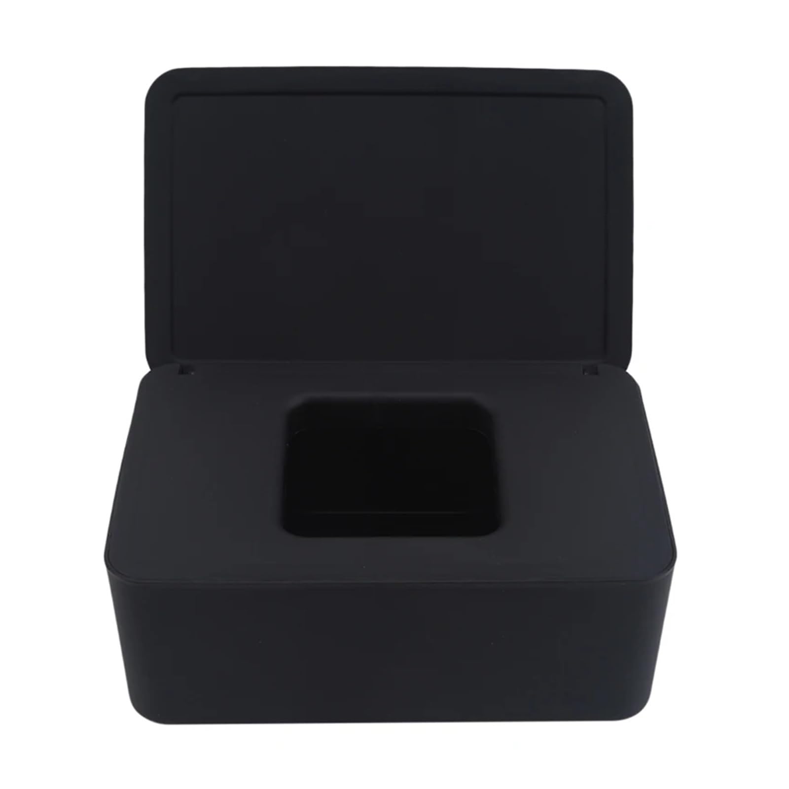 Eefpxwtz Black Household Square Tissue Box， Plastic Tissue Box Holder Wet Wipes And Paper Towel Dispenser Napkin Organizer Multicolor(Black)